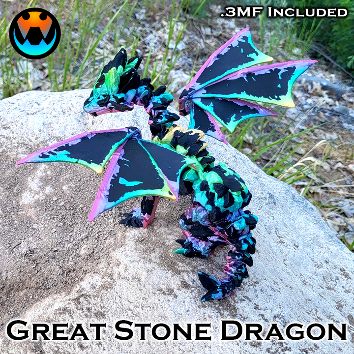 Dragon - Adult Great Stone Winged
