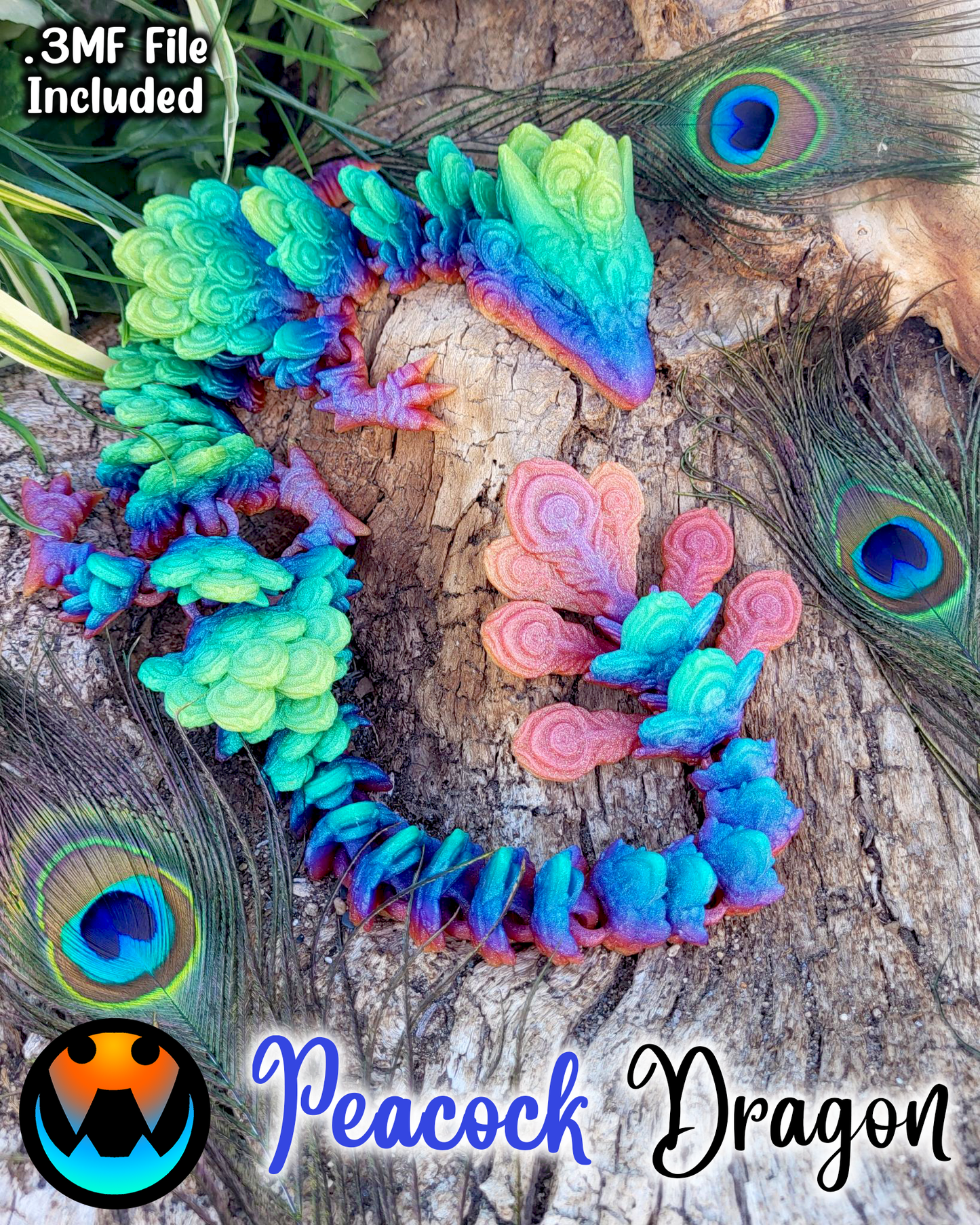 Dragon - Adult Peacock