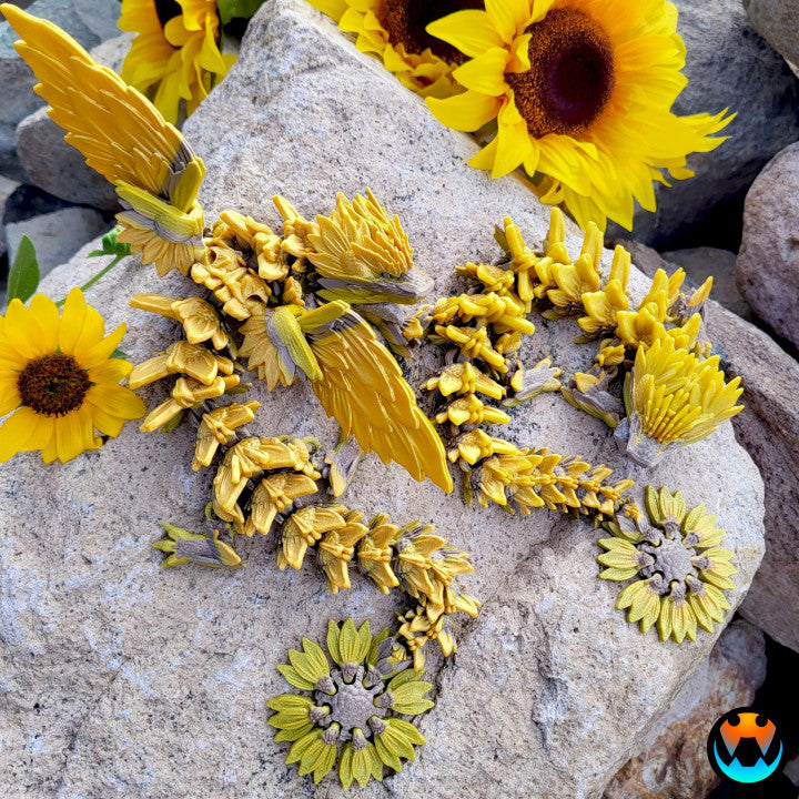 Dragon - Adult Sunflower Winged