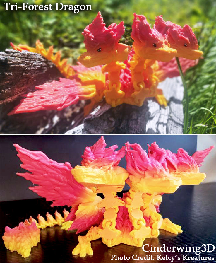 Dragon - Adult Tri-Forest